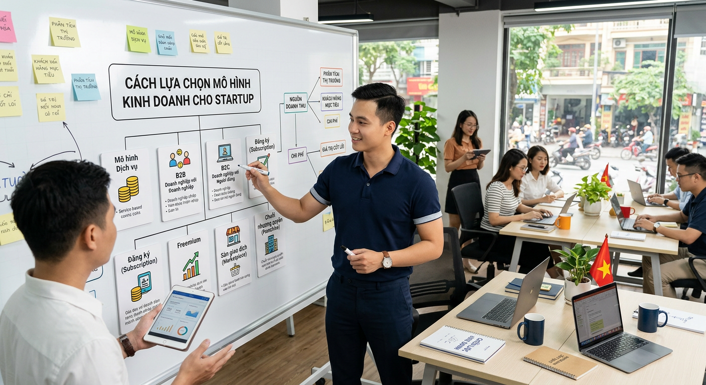 Cách lựa chọn mô hình kinh doanh khi startup